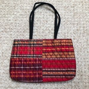 Vera Bradley quilted silk purse